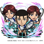 （C）許斐 剛／集英社・ＮＡＳ・新テニスの王子様プロジェクト　（C）MIX　I※使用しているゲーム画面は開発中のものです。実際のものとは異なる場合があります。