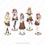 「五等分の花嫁＊」五つ子がチョコレートテーマの衣装姿でグッズ化♪チョコウィッチ缶やアクスタやなど 画像