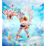 「ワンピース」“ギア5”ルフィ!! 最高地点が可動フィギュア化♪ 両腕・両脚はワイヤー入り仕様で自由自在 画像