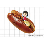 アニメ『ハイキュー‼』が「ハートブレッドアンティーク」とコラボ。「西谷の焼きそばパン」（C）古舘春一／集英社・「ハイキュー!!」製作委員会