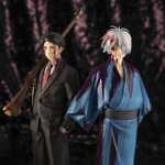 映画『鬼太郎誕生 ゲゲゲの謎』よりフィギュア化された「TOEI ANIMATION COLLECTION －水木－」（左）と「－鬼太郎の父－」（C）kitaroanime50th