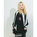 BOCCHI THE ROCK! × CONVERSE TOKYO【HUMAN ROBOT】「廣井きくり」OVERSIZE SOUVENIR JACKET　モデル：青山吉能（C）はまじあき／芳文社・アニプレックス
