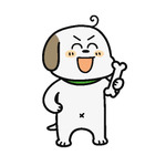 『学校では教えてくれない大切なこと　整理整頓編』飼い犬・かったん