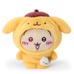 ちいかわ×サンリオキャラクターズ「うさぎ×ポムポムプリン ぬいぐるみ」（C）nagano / chiikawa committee（C）025 SANRIO CO.,LTD.