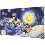 『映画ドラえもん のび太の絵世界物語』 名画ファブリックボード「星月夜」（C）藤子プロ・小学館・テレビ朝日・シンエイ・ADK 2025