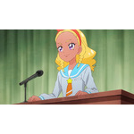 学校対抗英語スピーチコンテストが開催され、えれなが出場することに――TVアニメ『スター☆トゥインクルプリキュア』第39話の先行カットが到着