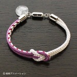 「Yes！プリキュア5GoGo！ 京くみひもブレスレット＆バネ口ポーチ ミルキィローズ」（C）東映アニメーション