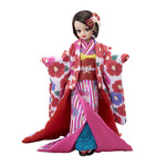 着物をまとった大人の「リカちゃん」咲き誇る椿の美しさ…プレミアムリカ Kimono 和椿でレトロモダンを表現 画像