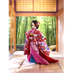 タカラトミーモール限定着物をまとった大人のリカちゃん「プレミアムリカ Kimono 和椿」（C）ＴＯＭＹ