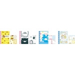 「6 穴シールノート」各種（C）2025 SAN-X CO., LTD. ALL RIGHTS RESERVED.