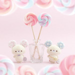 「ぶらさげぬいぐるみ チューポップキャンディ」各種（C）2025 SAN-X CO., LTD. ALL RIGHTS RESERVED.