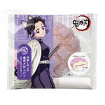 胡蝶しのぶの藤色メロンパン（紫芋クリーム＆ホイップ）