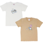 TVアニメ『夏目友人帳』ニャンコ先生×仕事猫「ちょこっとセレクト キッズTシャツ」デザイン5種（C）緑川ゆき・白泉社/「夏目友人帳」製作委員会（C）くまみね工房