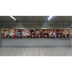 JR池袋駅北改札口 鬼滅WALL広告