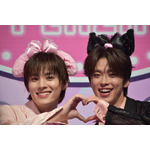 「MY MELODY KUROMI GAME PLAZA」に登壇した川西拓実＆河野純喜