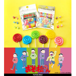 「おそ松さん」6つ子をシルエットやイメージカラーで表現！「パパブブレ」コラボキャンディ登場 画像