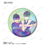 描き下ろし 潔&凛 試合前の準備中ver. Ani-Art clear label オーロラ缶バッジ AMNIBUS限定特典
