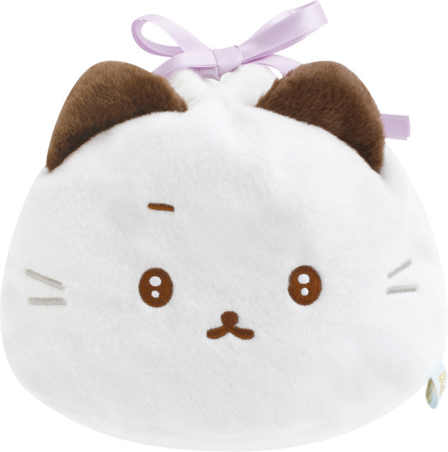 いしよわちゃん後輩ちゃん登場テーマ「ぬいぐるみ巾着　いしつよちゃん」（C）2025 SAN-X CO., LTD. ALL RIGHTS RESERVED.