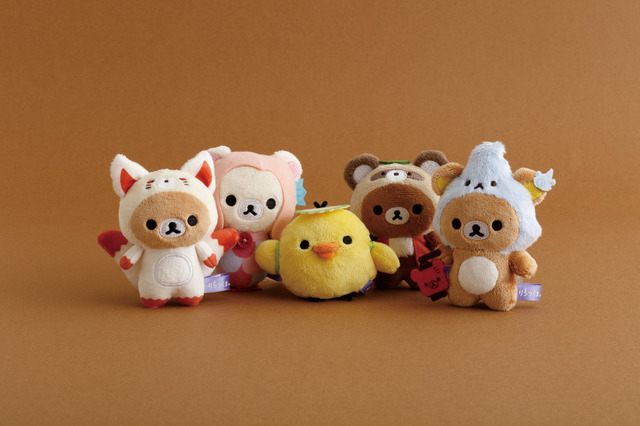 リラックマようかいハロウィン「てのりぬいぐるみ」（C）2025 SAN-X CO., LTD. ALL RIGHTS RESERVED.