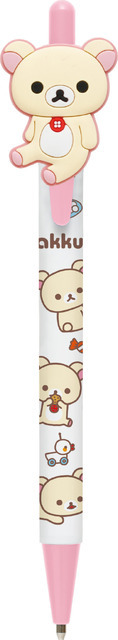 「コリラックマ　マスコット付ボールペン」（C）2025 SAN-X CO., LTD. ALL RIGHTS RESERVED.