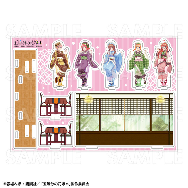 「五等分の花嫁＊　アクリルジオラマ 和パフェドレスver.」（C）春場ねぎ・講談社／「五等分の花嫁＊」製作委員会