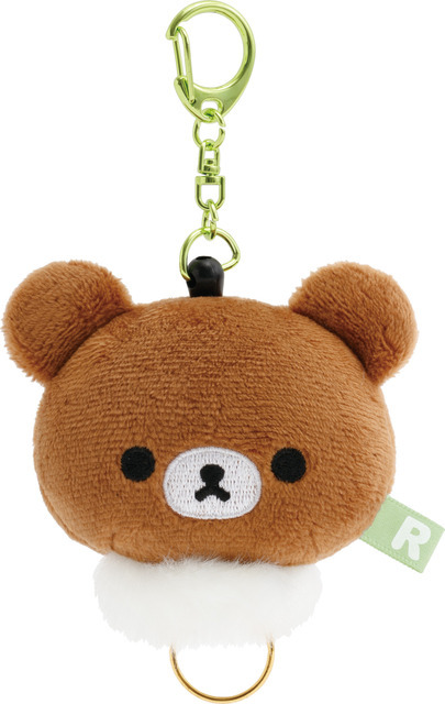 「ぬいぐるみリールキーホルダー　チャイロイコグマ」（C）2025 SAN-X CO., LTD. ALL RIGHTS RESERVED.