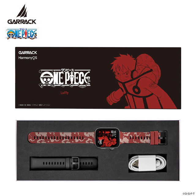 GARRACK『ONE PIECE』コラボスマートウォッチ「ルフィモデル」（C）O／S・F・T