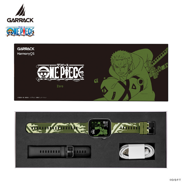 GARRACK『ONE PIECE』コラボスマートウォッチ「ゾロモデル」（C）O／S・F・T