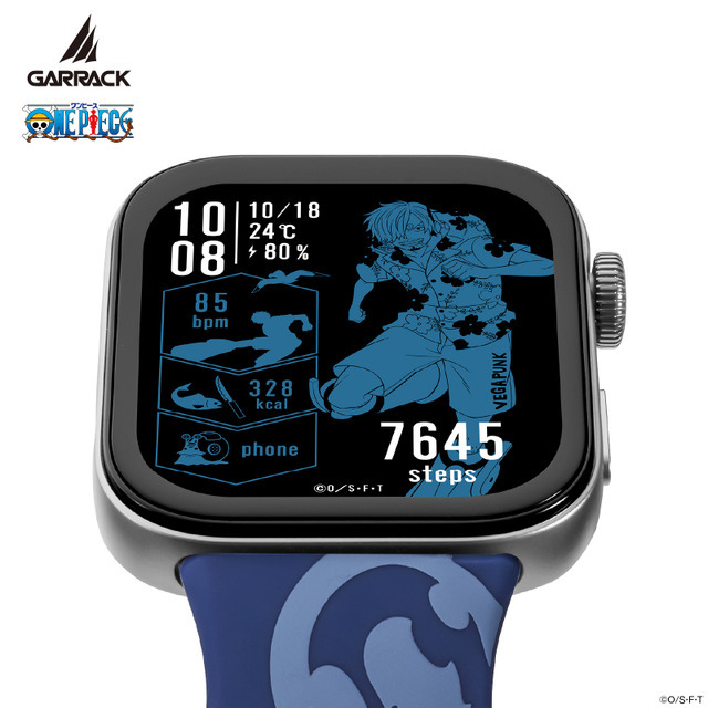 GARRACK『ONE PIECE』コラボスマートウォッチ「サンジモデル」（C）O／S・F・T