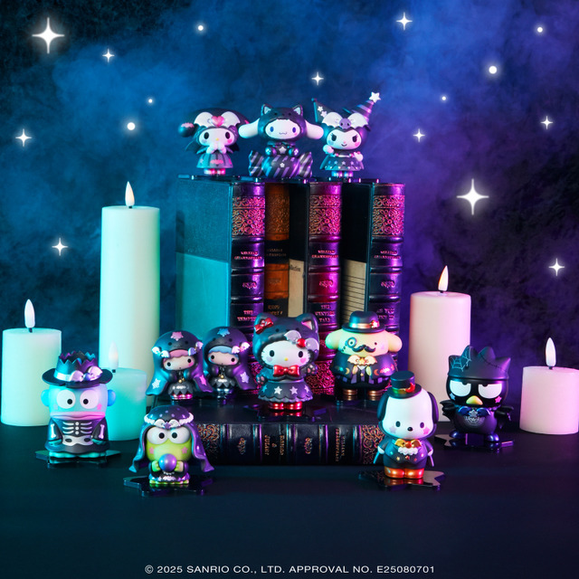 Happyくじ「Sanrio characters Halloween 2025」フィギュア賞各種　イメージ（C）2025 SANRIO CO., LTD. APPROVAL NO. E25080701