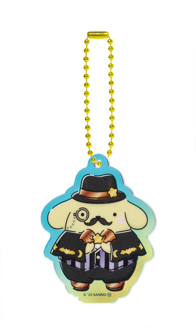 Happyくじ「Sanrio characters Halloween 2025」アクリルチャーム賞：ポムポムプリン（C）2025 SANRIO CO., LTD. APPROVAL NO. E25080701