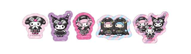 Happyくじ「Sanrio characters Halloween 2025」ステッカーSET賞（C）2025 SANRIO CO., LTD. APPROVAL NO. E25080701