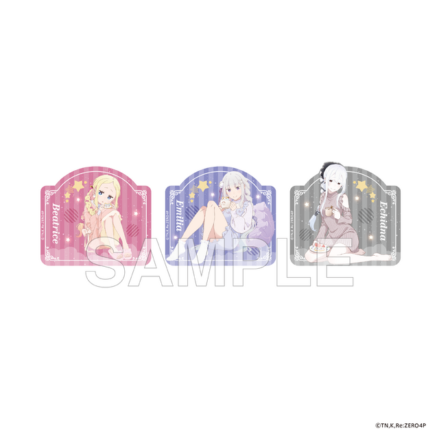『Re:ゼロから始める異世界生活』マグネットセット エミリアの誕生日生活2025 ver.（C）長月達平・株式会社KADOKAWA刊／Re:ゼロから始める異世界生活4製作委員会