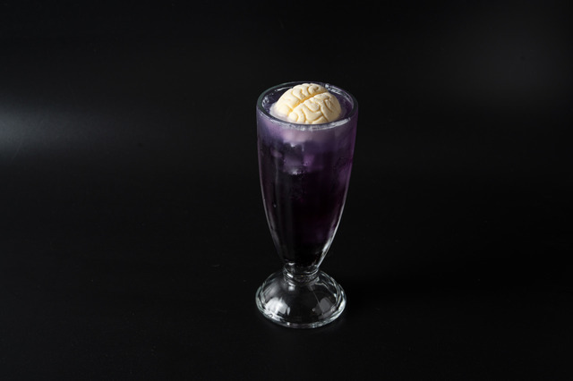 草薙素子のハッキング・クリームソーダ 800円(バタフライピークリームソーダ/ノンアルコール)