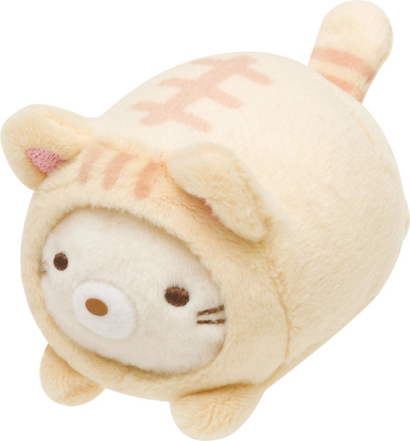 すみっコぐらしコレクション「復刻カプセルてのりぬいぐるみ ねこ」（C）2025 SAN-X CO., LTD. ALL RIGHTS RESERVED.