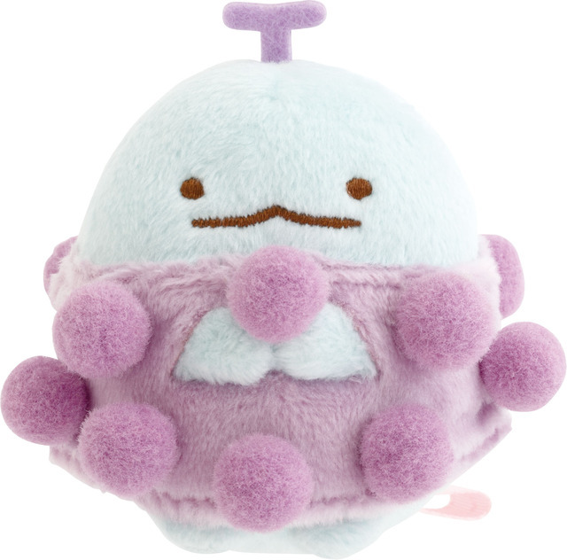 すみっコぐらしコレクション「てのりぬいぐるみ ぶどう とかげ」（C）2025 SAN-X CO., LTD. ALL RIGHTS RESERVED.