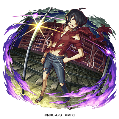 闇属性 ★6 忍のパートナー 阿良々木暦 （進化） CV：神谷浩史