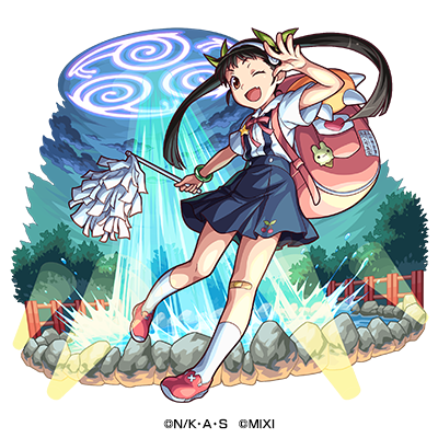 木属性 ★5 神になりし少女 八九寺真宵 （進化） CV：加藤英美里