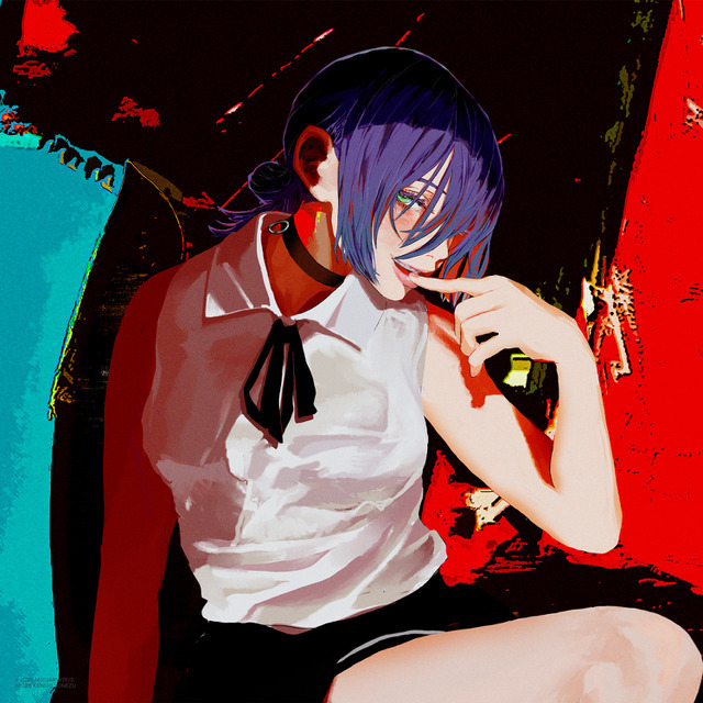 米津玄師「IRIS OUT」ジャケット  （クレジット　Illustration by 米津玄師）