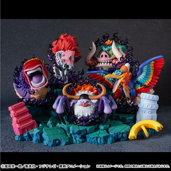 BANDAI SPIRITS「ワンピース ワールドコレクタブルフィギュア PREMIUM-モンキー・D・ルフィVS五老星」（C）尾田栄一郎／集英社・フジテレビ・東映アニメーション
