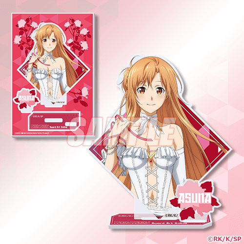 くじ引き堂「TVアニメ『ソードアート・オンライン』アスナ バースデーオンラインくじ 2025」B賞：アクリルフィギュア アスナ Ver.White（C）RK/K/SP