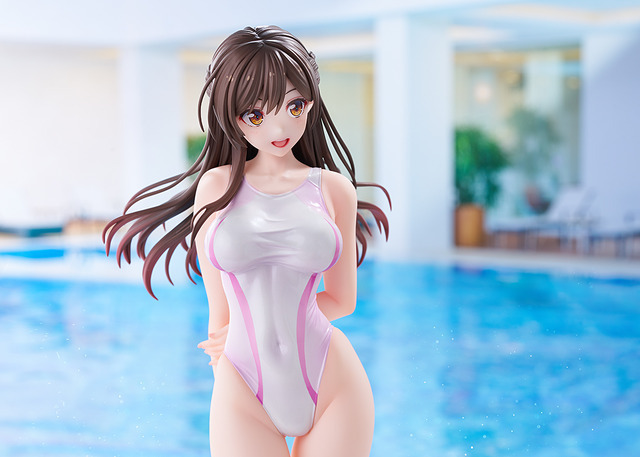 「彼女、お借りします　水原千鶴 桃色ラインの競泳水着Ver.」19,800円（税込）（C）宮島礼吏・講談社／「彼女、お借りします」製作委員会2025