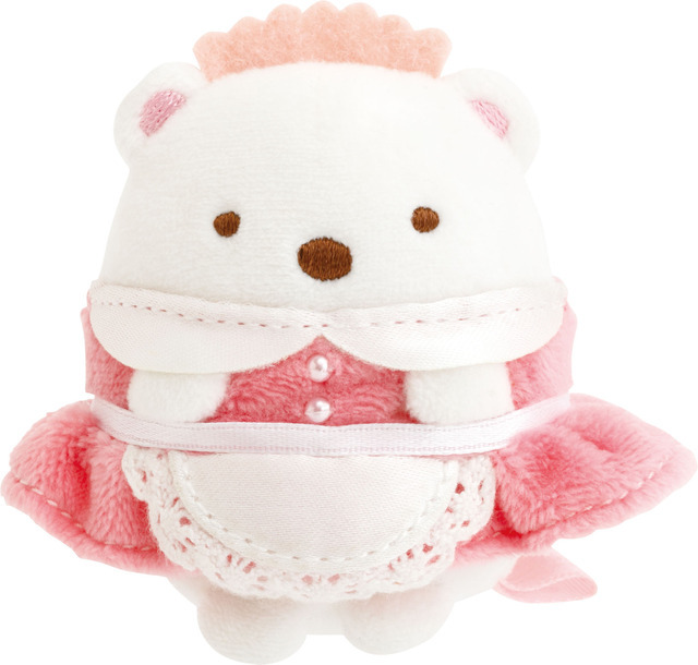 すみっコぐらしコレクション「てのりぬいぐるみ ウェイトレス しろくま」（C）2025 SAN-X CO., LTD. ALL RIGHTS RESERVED.