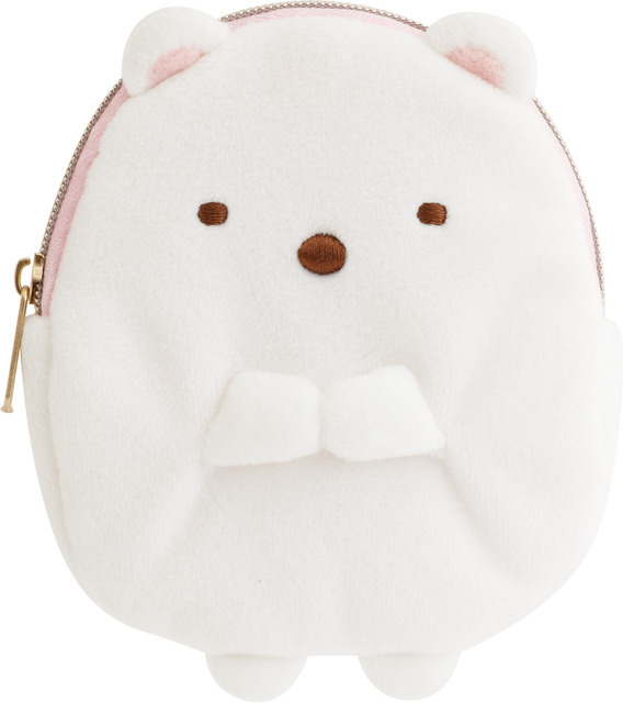 すみっコぐらしコレクション「ぬいぐるみコインケース しろくま」（C）2025 SAN-X CO., LTD. ALL RIGHTS RESERVED.