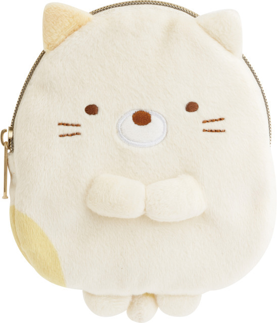 すみっコぐらしコレクション「ぬいぐるみコインケース ねこ」（C）2025 SAN-X CO., LTD. ALL RIGHTS RESERVED.