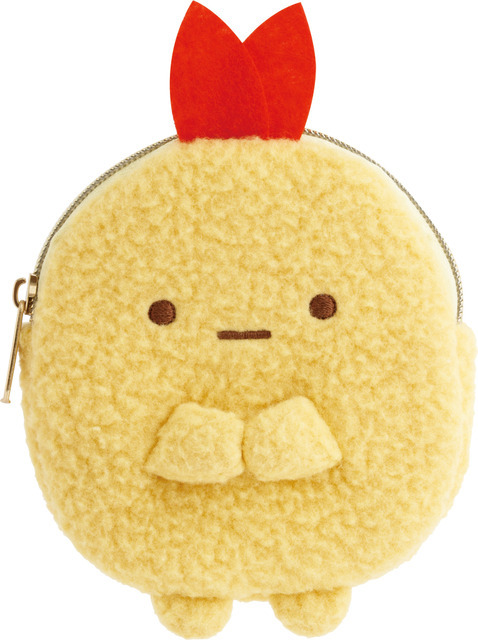 すみっコぐらしコレクション「ぬいぐるみコインケース えびふらいのしっぽ」（C）2025 SAN-X CO., LTD. ALL RIGHTS RESERVED.