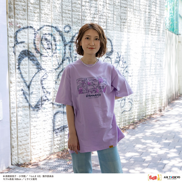 AIR TWOKYO『らんま1/2』第2弾「ポップイラストTシャツ3（らんま ＆シャンプー）」着用イメージ（C）高橋留美子・小学館／「らんま1/2」製作委員会