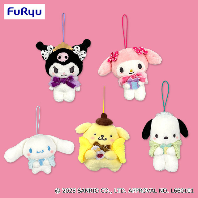 9月上旬より登場「HBD Kuromi(ハート)マスコット」（全5種類）