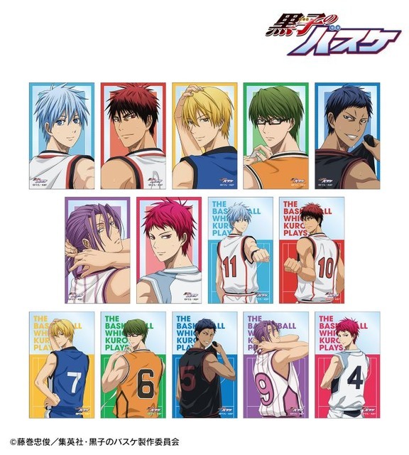 TVアニメ『黒子のバスケ』描き下ろし 戦う背中ver. トレーディングクリアカード（C）藤巻忠俊／集英社・黒子のバスケ製作委員会
