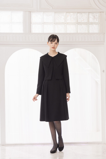 「“KURO MiMi”　Jacket Black Formal (jacket ＋ lace frill ＋ one piece)」ジャケット＋ワンピース